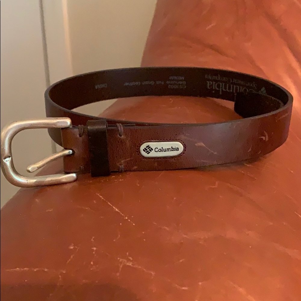 Columbia genuine leather belt
